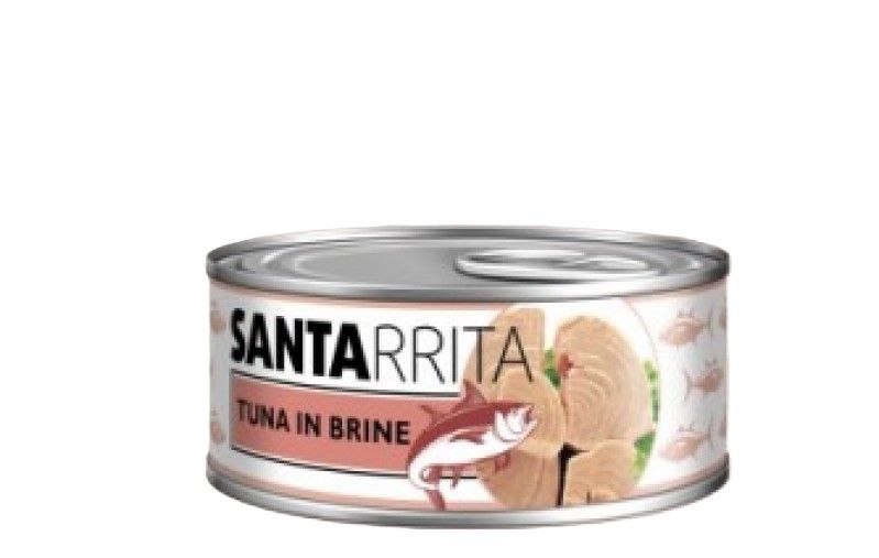 Тунець Santarrita цілий у власному соку ж/б 150г 